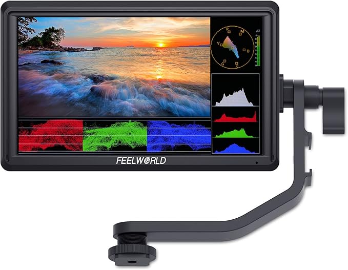 Feelworld FW568 V3 カメラ用液晶モニター 6インチIPS 超薄型 波形LUT