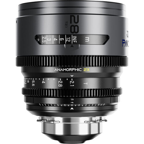 DZOFILM DZO-PA2821PLIB Pavo2xアナモルフィックプライム 28mm T2.1-ブルーコーティング PL&EFマウント (feet)