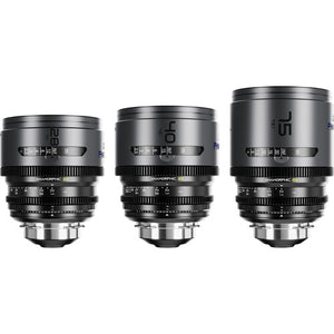 DZOFILM DZO-PAA3PLIB Pavo2xアナモルフィックプライム A set 28/40/75mm T2.1 -ブルーコーティング PL&EFマウント (feet)