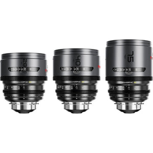 DZOFILM DZO-PAA3PLIN Pavo2xアナモルフィックプライム A set 28/40/75mm T2.1 -ニュートラルコーティング PL&EFマウント(feet)