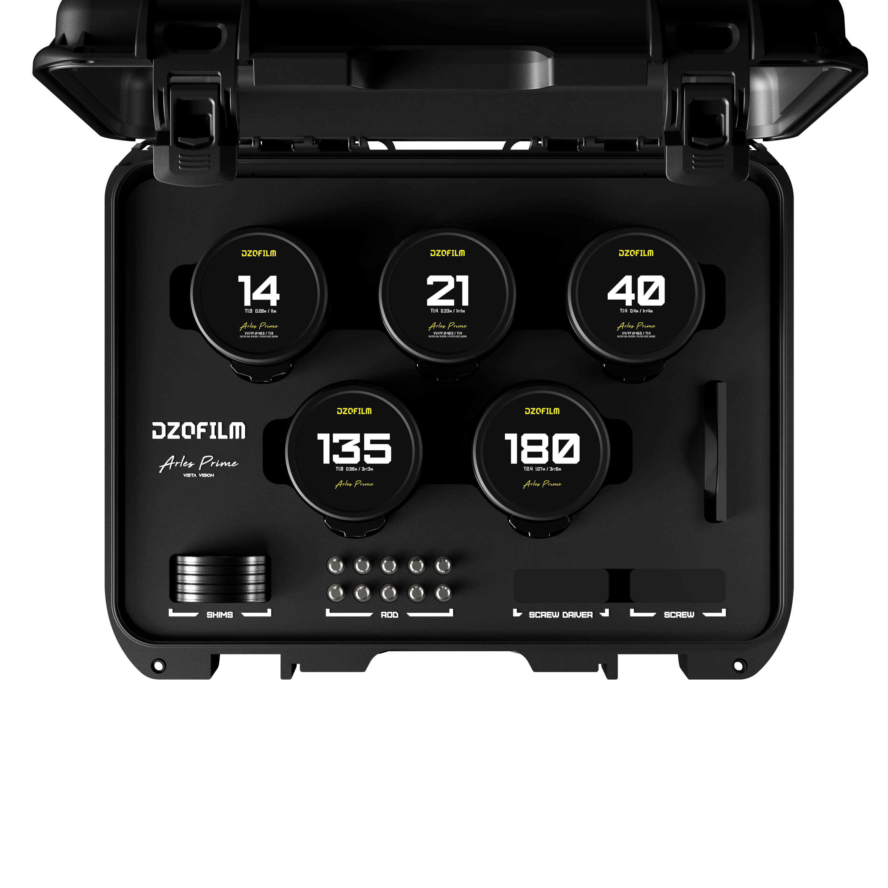 DZOFILM Arles 14/21/40/135/180mm DZO-SAP5B14IPLプライム