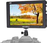 FEELWORLD FW703 カメラ フィールドモニター 7インチ 3G-SDI 4K HDMI 入力/出力 フルHD 1920x1200 IPS【日本語設定可能】
