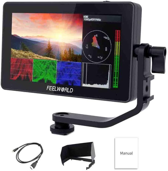 FEELWORLD F6 Plus V2 ビデオカメラ モニター タッチスクリーン 6
