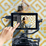 FEELWORLD F5 PROX 5.5インチ タッチスクリーン 1600 nit 高輝度 カメラ ライブモニタ 1920 x 1080  信号 4K HDMI 出力/入力 LUTフィールドHDR波形図、ベクトル図、RGBヒストグラム、輝度ヒストグラム、オーディオ位相、レベル表示をロードする【日本語設定可能】
