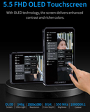 FEELWORLD PS6 5.5インチ OLED 縦横対応3D LUTフィールドモニター 1080x1920タッチスクリーン HDMI2.0入出力【日本語設定可能】