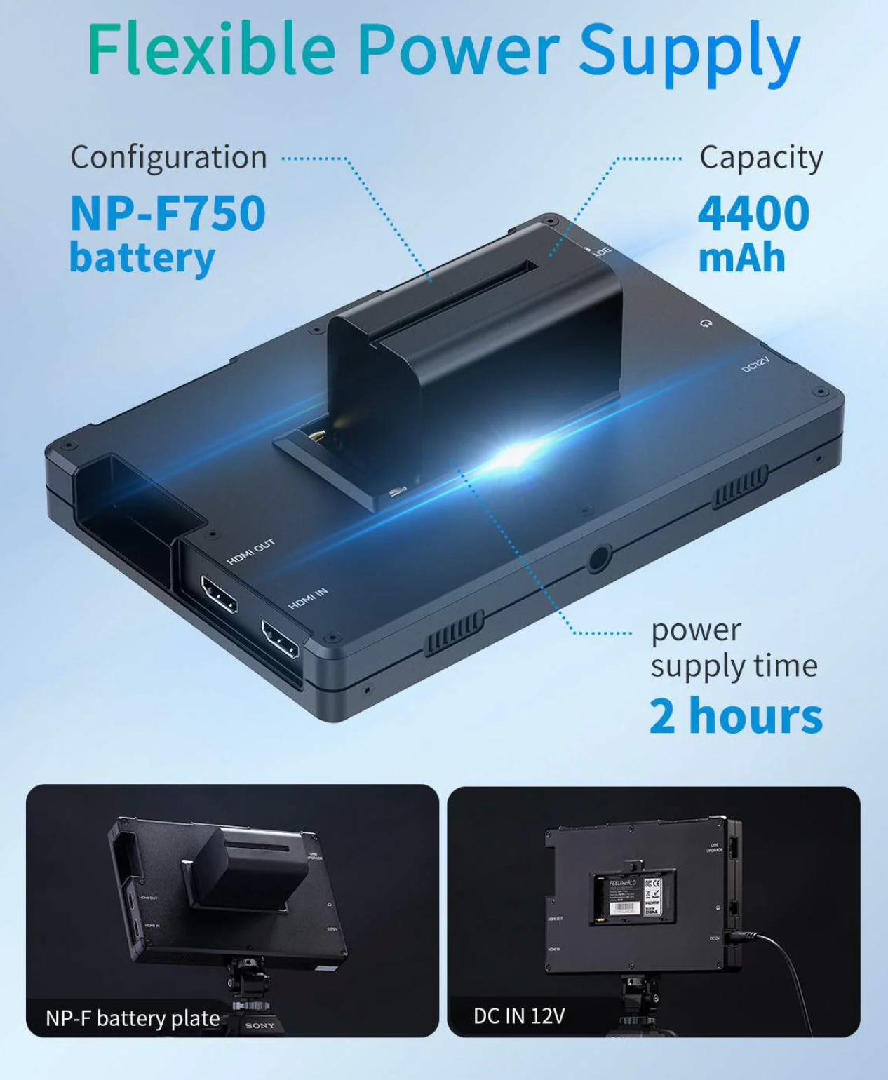 FEELWORLD T7 PRO 7インチ 2000NIT カメラフィールドビデオモニター