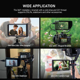 FEELWORLD S55E 5.5インチ 500 nit フィールド DSLR カメラモニター FHD IPS 4K HDMI 入力出力サポート【日本語設定可能】