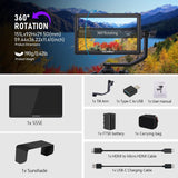 FEELWORLD S55E 5.5インチ 500 nit フィールド DSLR カメラモニター FHD IPS 4K HDMI 入力出力サポート【日本語設定可能】