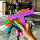 OPENMOON「T」マーカー ソフトシリコン製／カラフル／10個セット TM03