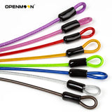 OPENMOON ランヤード 安全ワイヤー 40cm クリア（透明）OGS01