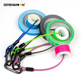 OPENMOON ランヤード 安全ワイヤー 40cm クリア（透明）OGS01