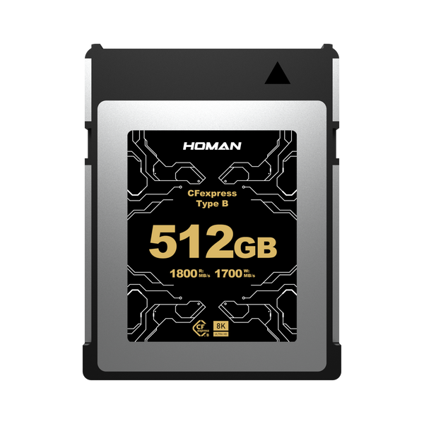 ホーマン HOMAN CFexpress Card Type B 512GB (HMCFB00512GB) – Horizon