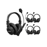 SYNCO Xtalk XMax｜グループ通話対応ワイヤレスヘッドセット／両耳タイプ／AIノイズキャンセリング搭載／最大500m通信